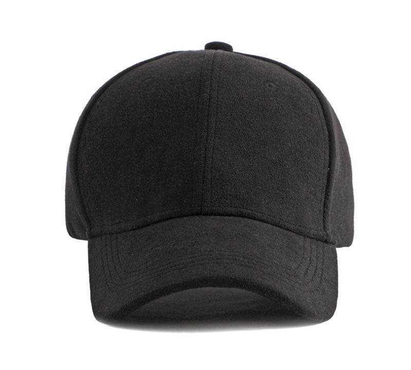 Plain Cotton " Black Cap"