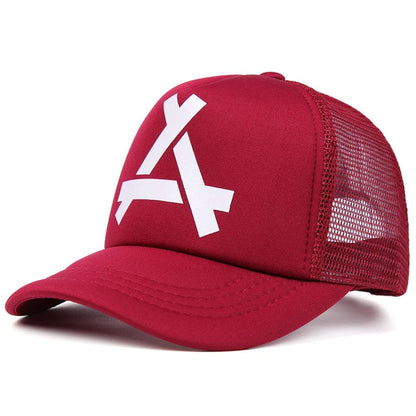 Red A " Net Cap "