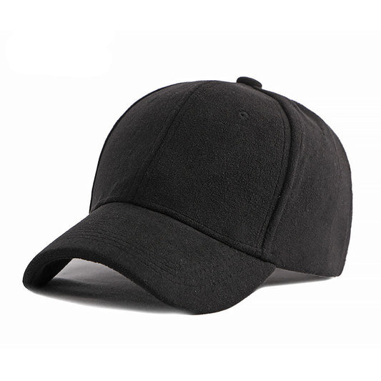 Plain Cotton " Black Cap"