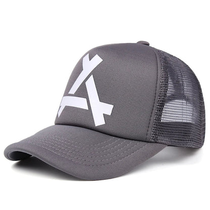 Grey A " Net Cap "