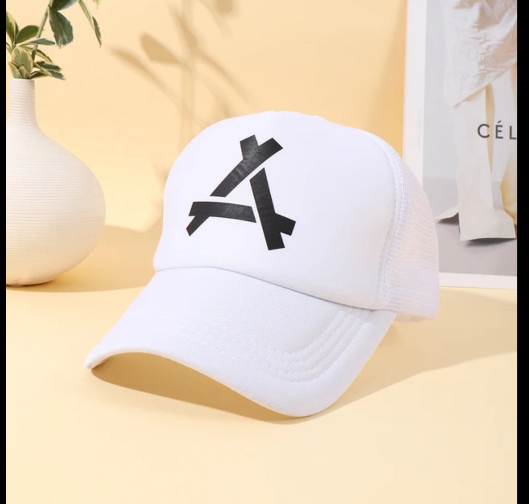 Double A White " Net Cap "