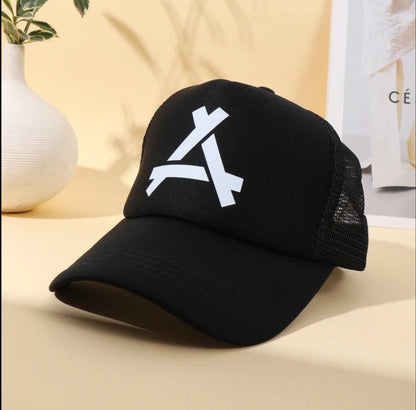 Black A " Net Cap "