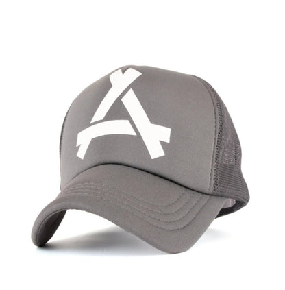 Grey A " Net Cap "