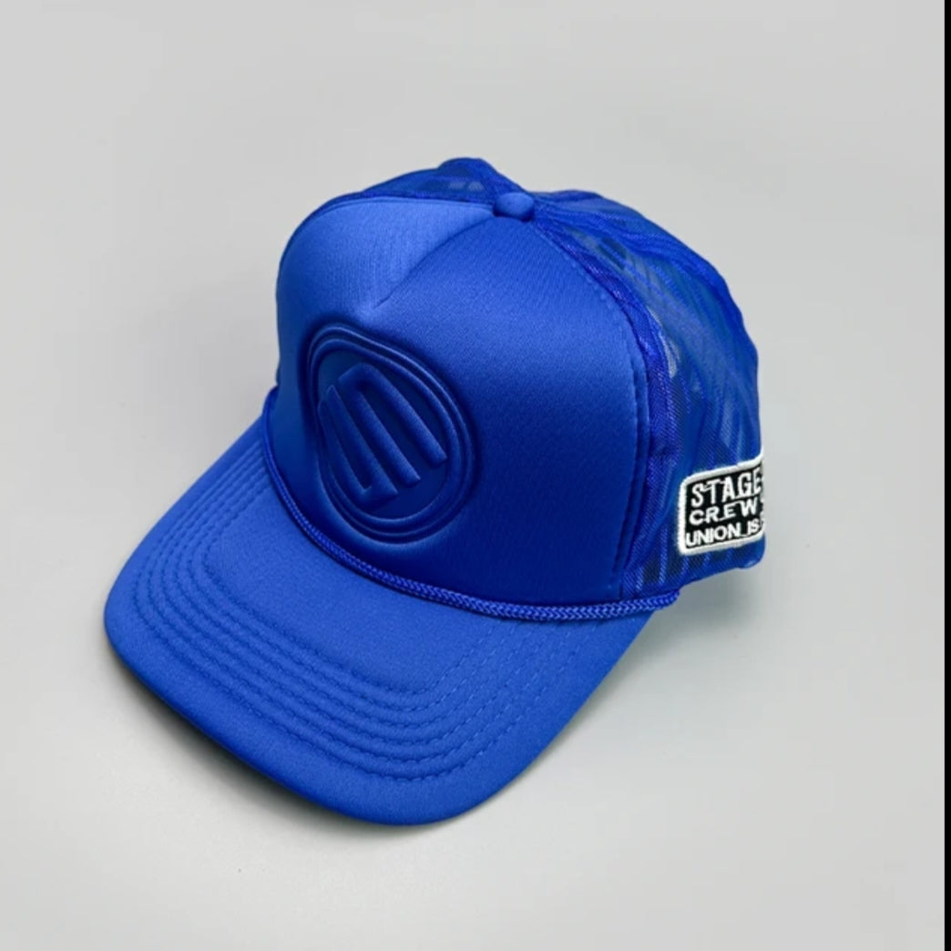 Blue " Trucker Net  Cap "