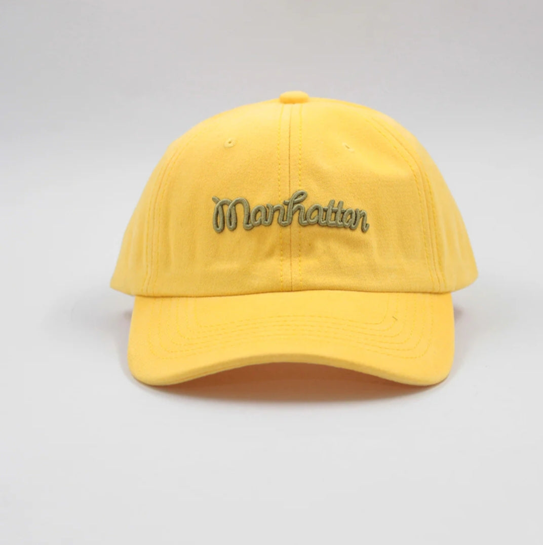 Premium Yellow "Manhatton Cap "