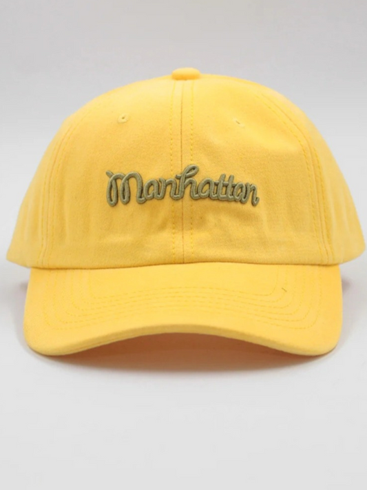 Yellow "Manhatton Cap "